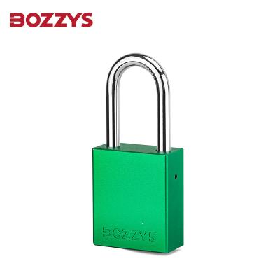 Lockout Tagout Aluminum Padlock Industrial 76mm Metal Shackle With Master Keyed