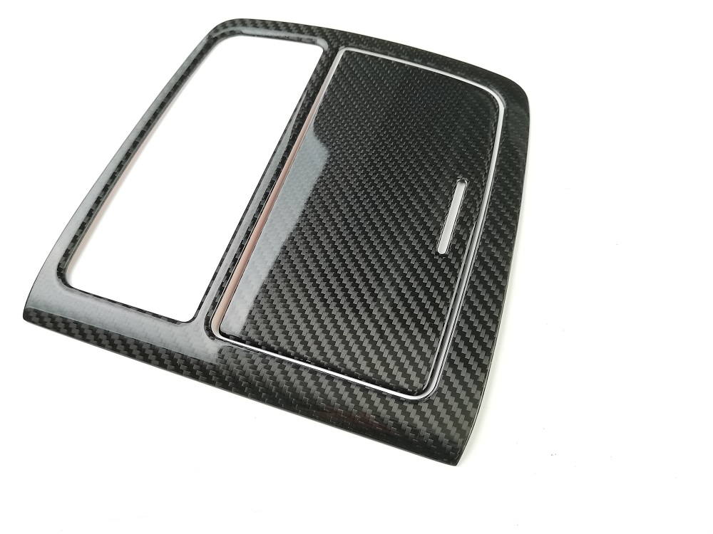 Carbon Fiber Dashboard Panel Gear Shift Frame Cup Storage Board for Toyota Alphard Crown Vellfire 30 MPV Interior Accessories