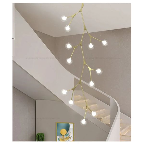 Staircase Hanging Lamps Attic Staircase Lighting Glass Pendant Light (WH-NC-150)