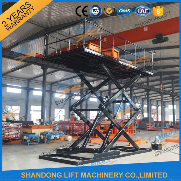 CE TUV SGS Hydraulic Scissor Car Lift Scissor Car Parking Lift for Home Garage