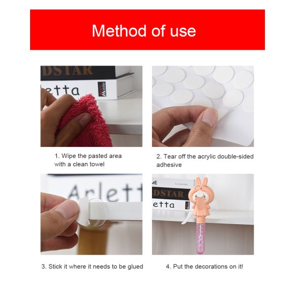 Легко рвущаяся высококлеящаяся акриловая пятнистая лента для электронной промышленности и домашних продуктов