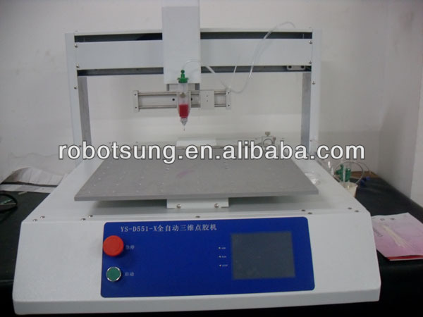 Top Selling Products in Europe Automatic Dispensing Epoxy Stickers and Labels Liquid Glue Doming Machine