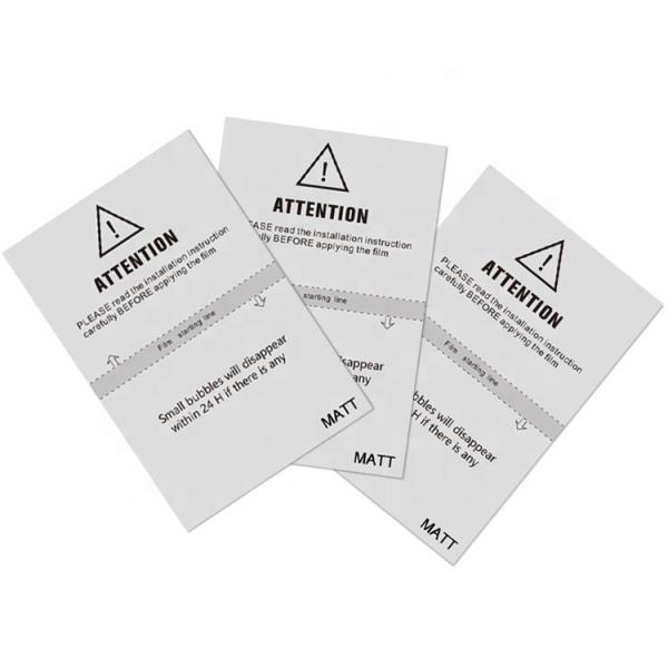 HD Tpu Screen Protector Sheet Anti Blue TPU Hydrogel Cutting Machine Matte Film 180*120mm