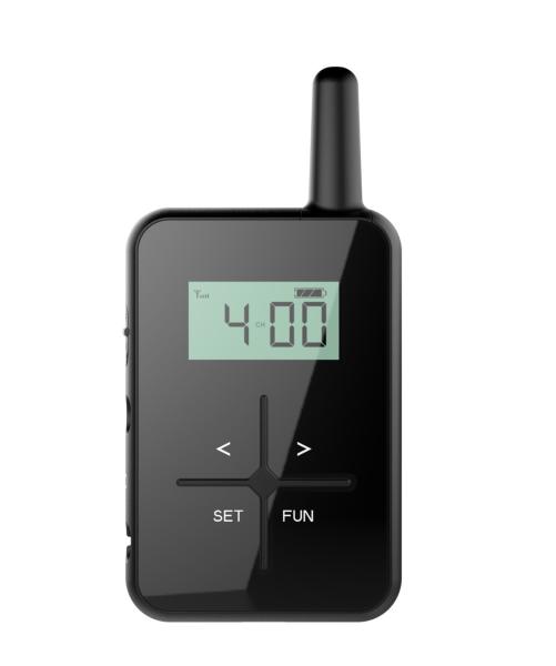 balck color bone conduction bluetooth tour guide  headphone system for company reception