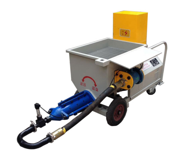 Building Project Essential 5.5KW Mortar Plastering Machines For Screed Plaster Concrete