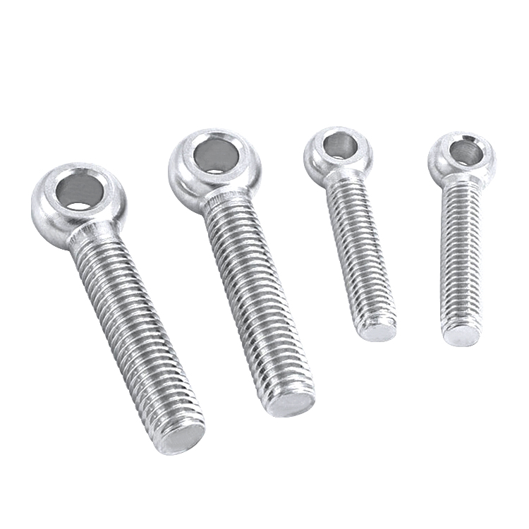 High Strength Marine Rings Round Nut Rigging 304 Stainless Steel Eye Bolt Lifting Screw