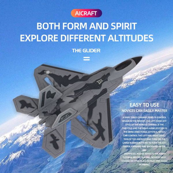 2.4g Глайдер Rc Дрон Su35 Фиксированное крыло Самолёт Ручное бросание пены Дрон Электрический пульт дистанционного управления Внешний Rc Самолёт Игрушки Rtf F22