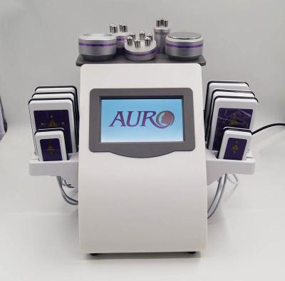 Lipolaser Vacuum Ultrasound RF Body Slimming Device Radio Frequency 6 In 1