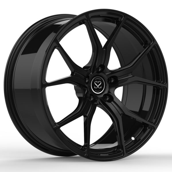 Le noir Monoblock de lustre d'alliage 1 morceau a forgé les roues 19x8.5 bouleversé par 19inch 19x9.5 pour Series3 G20