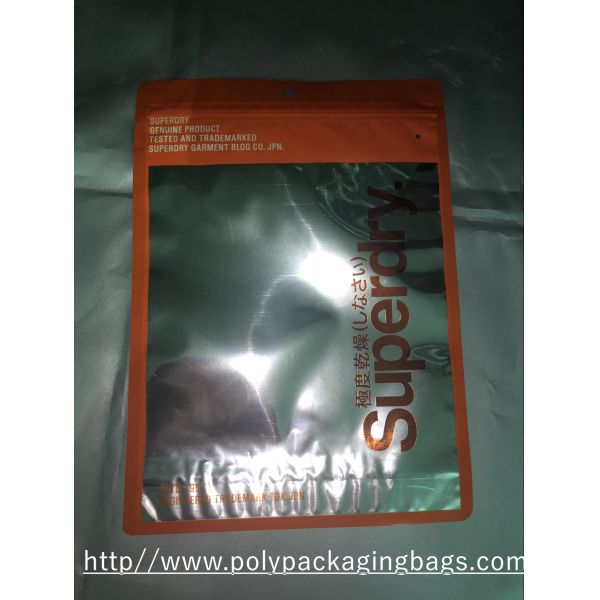 Clothes underwear packaging plastic bags with hooks