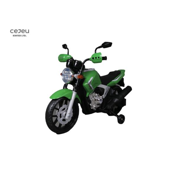 Kids 4 Wheel Motorcycle Electric Ride On Motor Bike LED Lights And Music