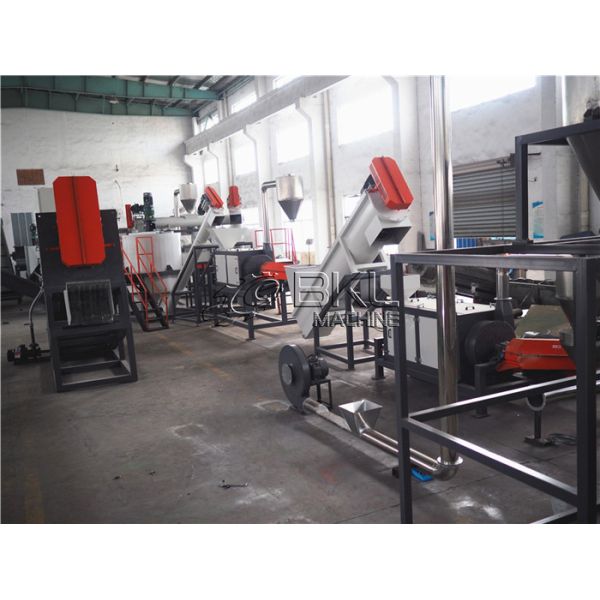 Plastic Bottle Recycling Pet Bottle Washing Line 800kg / H