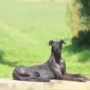 Custom Pet Memento Statue Bronze Copper Dog Sculpture Classic Style