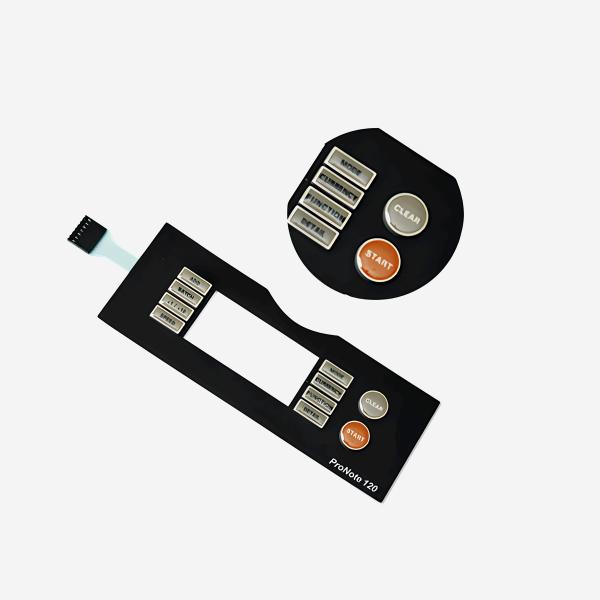Teclados de borracha de silicone resistente a produtos químicos OEM resistente a chamas
