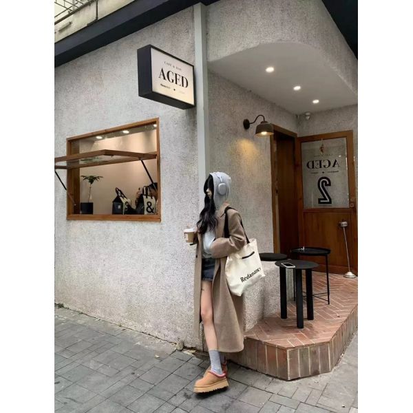 Ethnic Style Thick-Soled Snow Boots For Women Winter New Fur One-Piece Outerwear Fur Slippers