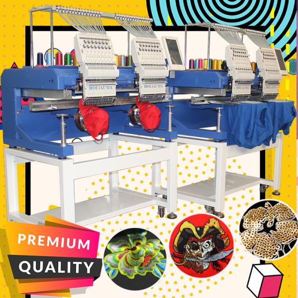 Same as tajima embroidery machine 2020tye 15 needelss 400*500mm computerized 2 head embroidery machine for cap t-shirt