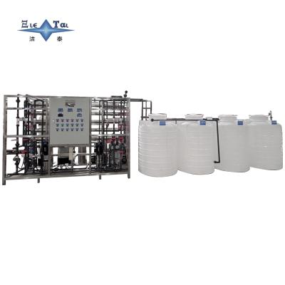 EDI Ultrapure Water Machine 1 Ton Two Stage Ultra Pure Reverse Osmosis System 15KW