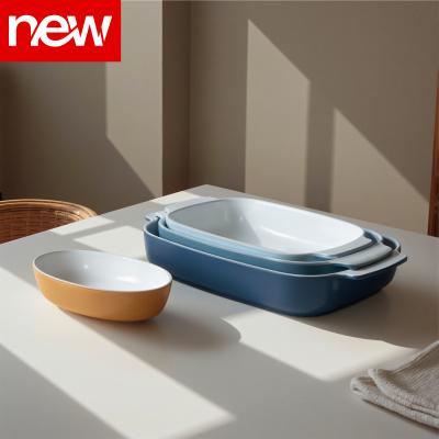 Non Stick Coating Glass Baking Dish For Oven