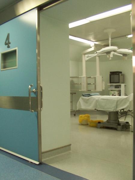 Heavy Duty with Safety System Automatic Hospital Clean Room Door with Foot Sensor
