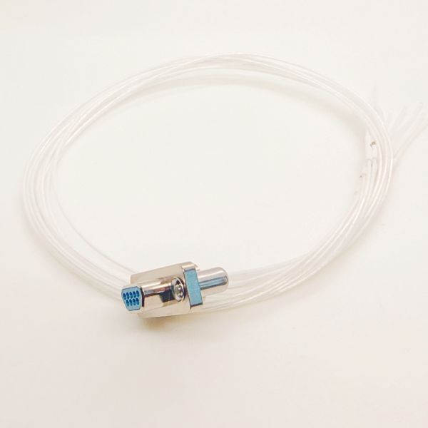 J30J 9 Pin Male Electrical Crimp Connector with 1.27mm Pitch and Metal Body