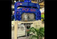 60 - 68 Ton Excavator Mounted Vibro Hammer para a construção da pilha de folha
