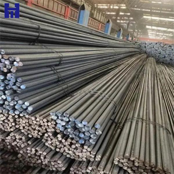 HRB335 Steel Rebar Iron Rods 6m For Construction / Concrete / Building