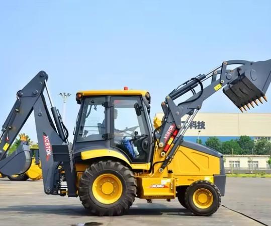 XCMG XC870K 2.5Ton Usado Mini Backhoe Loader Economia de Energia Alta Força