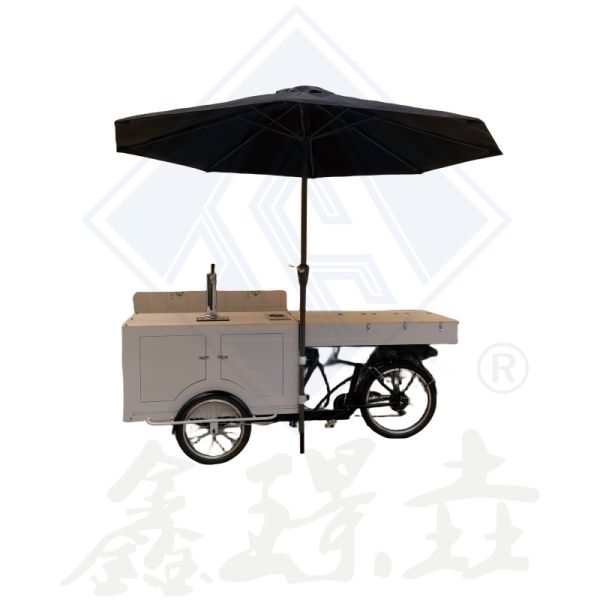 Outdoor Street Snack Bike Food Service Trailer Cart for Vegetable Food Cart Vending