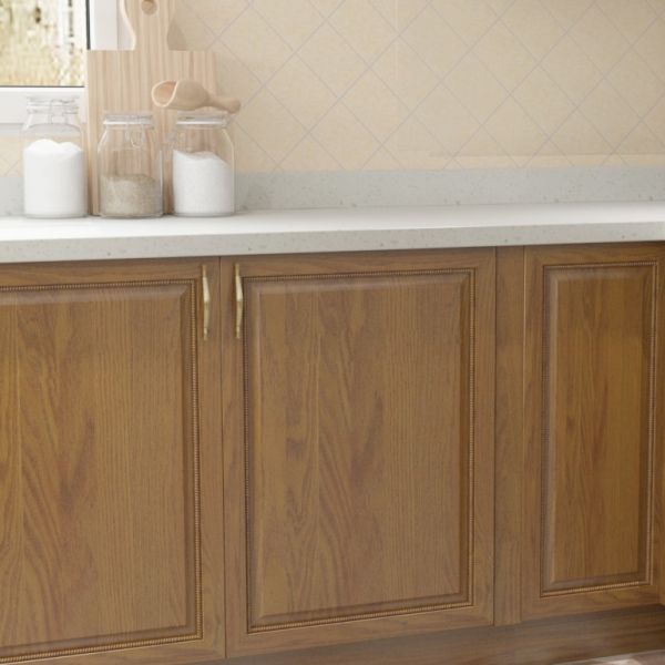 Mint Green Armários de cozinha desmontados Madeira maciça Noz de cozinha personalizada