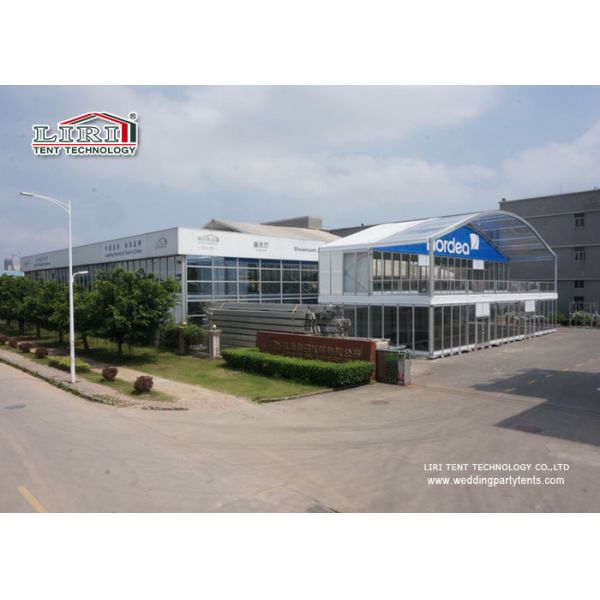 Напольные белые шатры двойного Decker 400 людей с стенками PVC