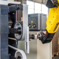 Ajuste fácil de lustro lustrando robótico da máquina de moedura da operação fácil