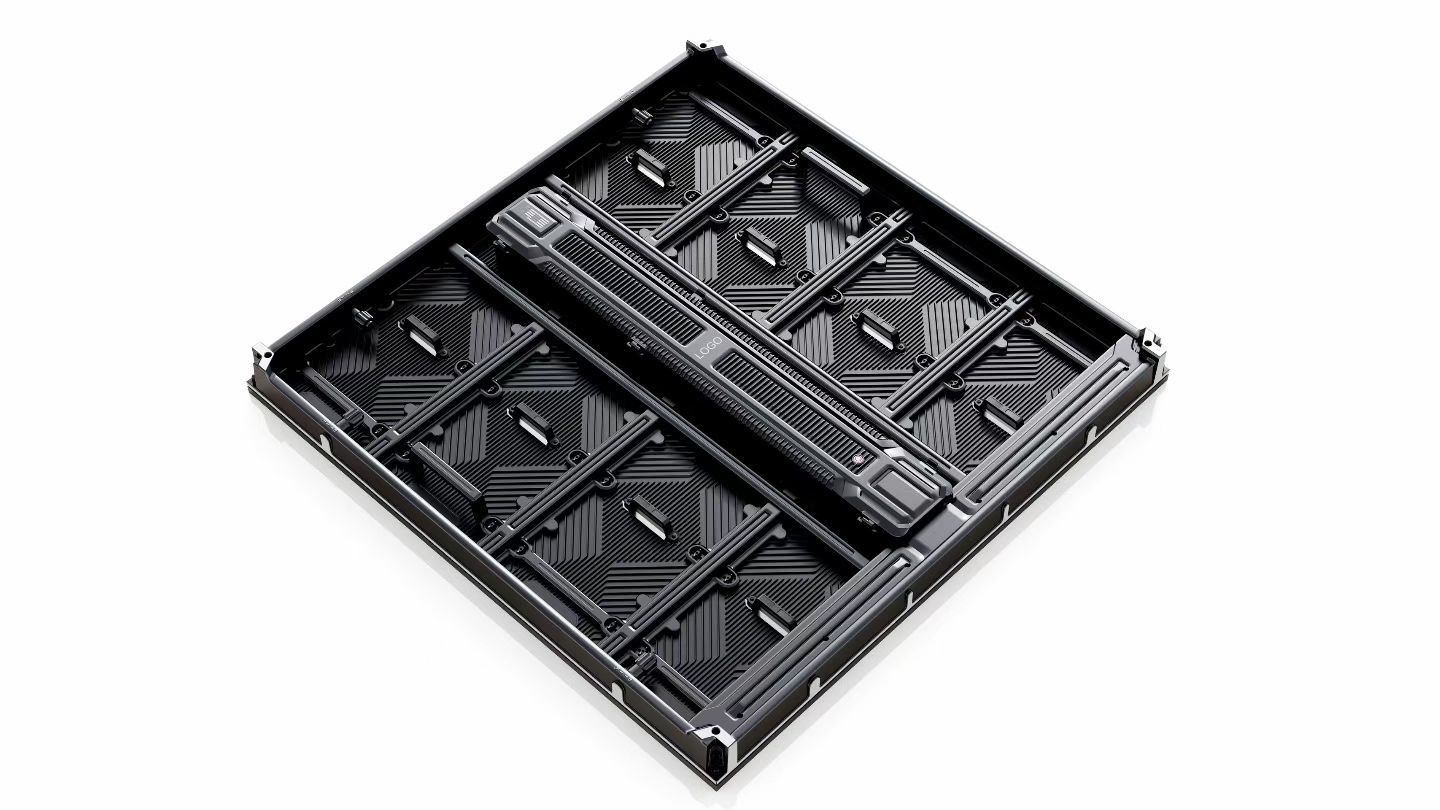 1000x1000mm Wall Mounted LED Cabinet Display High Precision CNC Machining