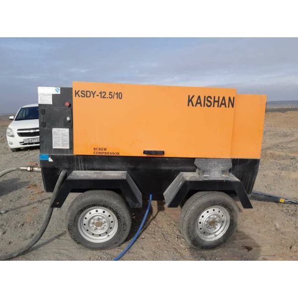 75 KW 12.5m³/Min KSDY-12.5/10 Electric source AC power portable screw compressor