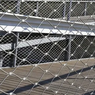 3mm 5mm diameter Stainless Steel Wire Rope Mesh Net for safty use