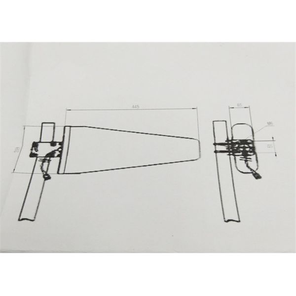 12dbi 698-2700MHz Frequency Band 4G LTE Antenna Log Periodic Hold In Pole