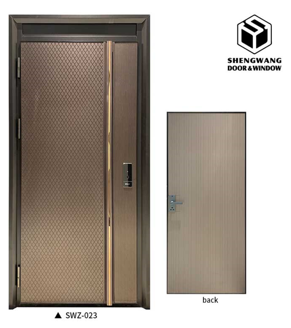 Customized Fireproof Interior Door 45MM Customized Color Aluminum Room Alloy Door
