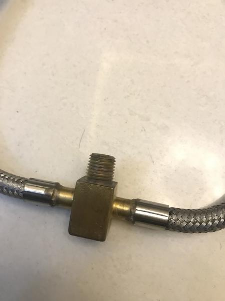 Gas tube 304 accordion pipe bellows  separator three way cock tube tap