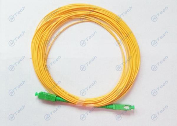 SC/APC - SC/APC Single Mode Fiber Optic Patch Cord 9/125μm Duplex With LSZH Jacket