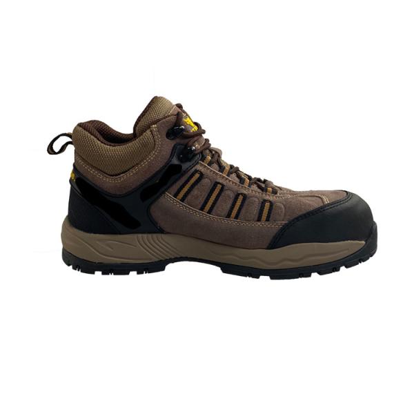 Waterproof Lining BK Mesh / Air Mesh For Protection In Design Suede Cow Leather Genuine Safety Shoes