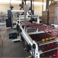 Máquina de colagem de folhas flexíveis de papel corrugado perfeito semi-automático