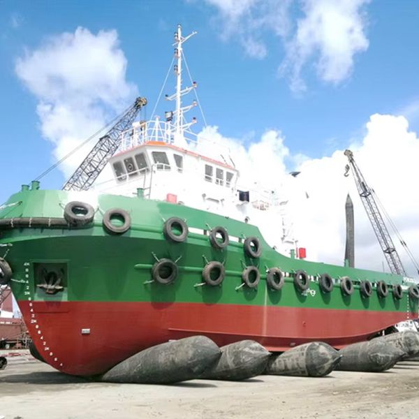 High Load Bearing Anti Abrasion Long Service Life Ship Launching Airbag for Marine Vessels