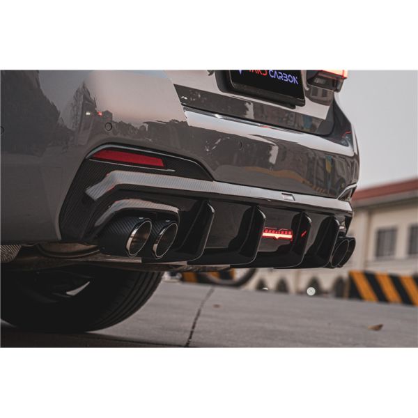 Nuevo producto para BMW 525 530 540 G30 G38 Kit de carrocería de fibra de carbono G30 G38 Fibra de carbono Frente de la pala Difusor de la falda lateral