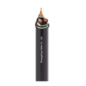 Flame Retardant Medium Voltage Cable 12/20kV N2XSH Single Core Three Core