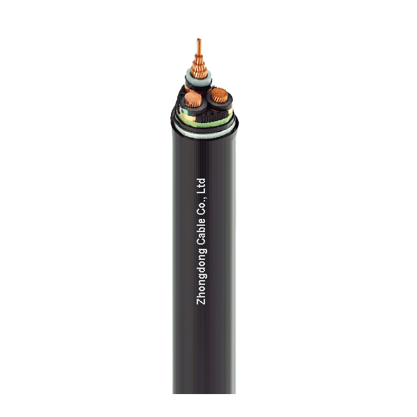 Flame Retardant Medium Voltage Cable 12/20kV N2XSH Single Core Three Core
