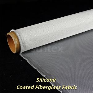 Tissu en fibre de verre recouvert de silicone, hydrofuge sans alcalis, résistant aux températures comprises entre -50°C et 500°C pour les enceintes électriques