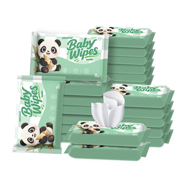 Wholesale Portable 10-Pack Baby Wipes