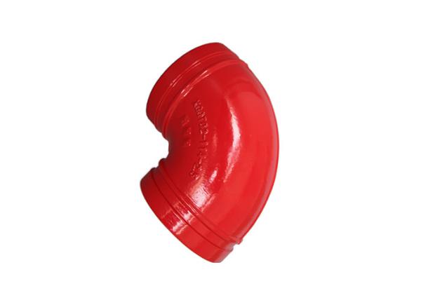 11.25 / 22.5 / 45 / 90 FM UL Certificated Casting Ductile Iron Grooved Pipe Fittings Elbow