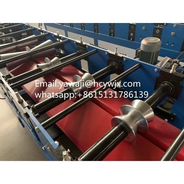 Forward Roofing Production Metal Steel Roll Forming Ridge Cap Machine