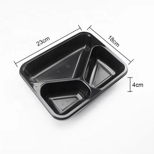 Microwavable 23*18*4cm CPET Trays Food Packaging