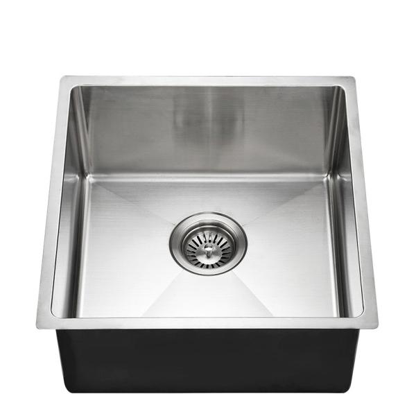 1.2mm Thick Stainless Steel Kitchen Sink Brushed Silver Color For Laundry Room